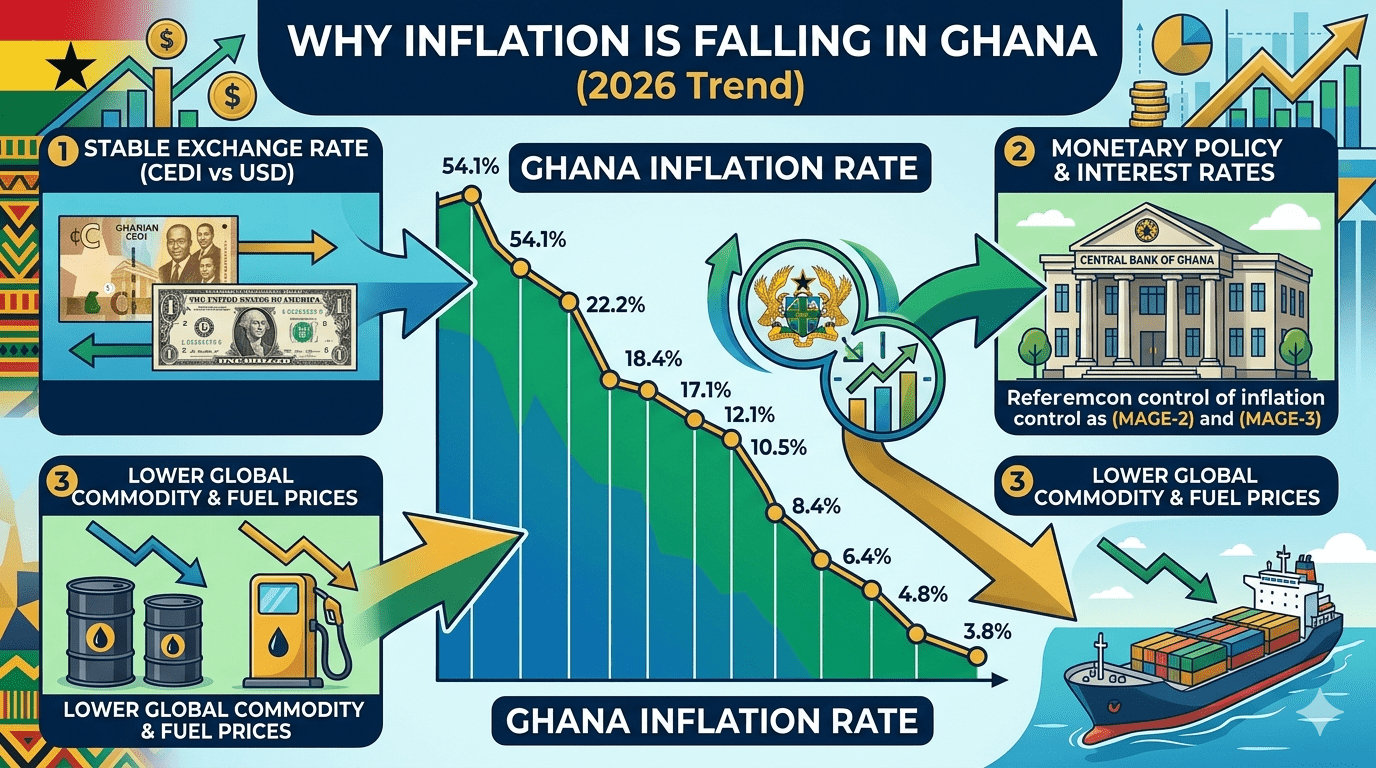 Why Inflation Is Falling in Ghana
