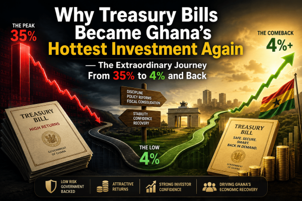 Why Treasury Bills Became Ghana's Hottest Investment Again — The Extraordinary Journey From 35% to 4% and Back