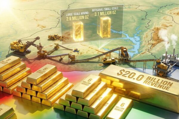 Ghana Rises to Eighth-Largest African Economy as Gold, Tech, Finance Drive $114.7 Billion GDP