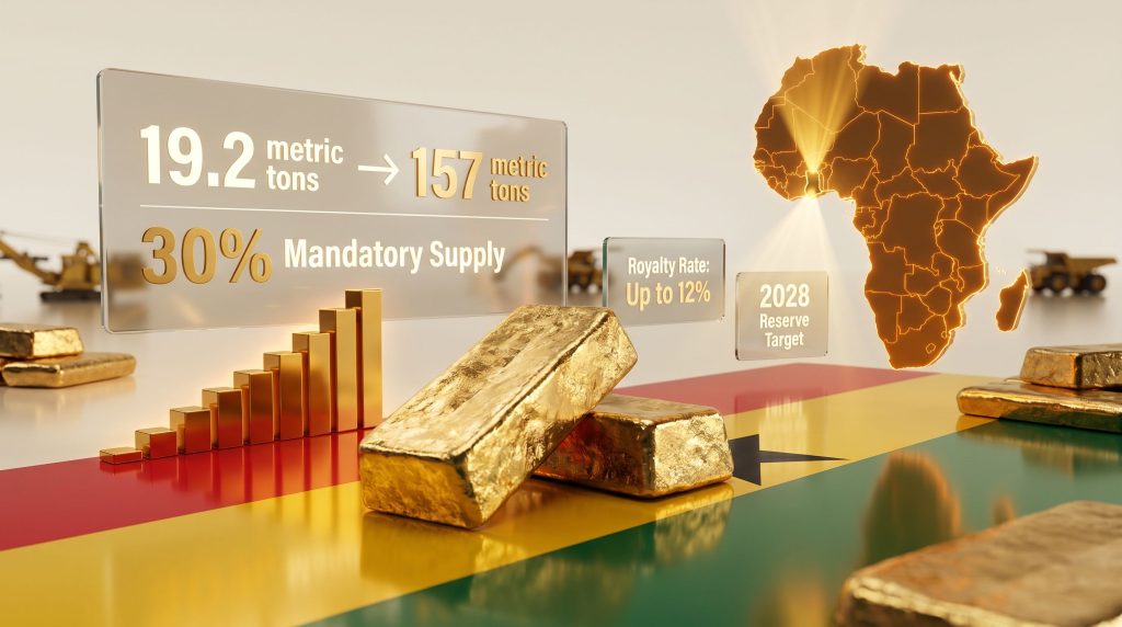 Ghana's Mineral Royalty Receipts Surge 40% to GH₵2.01 Billion in Q1 2026