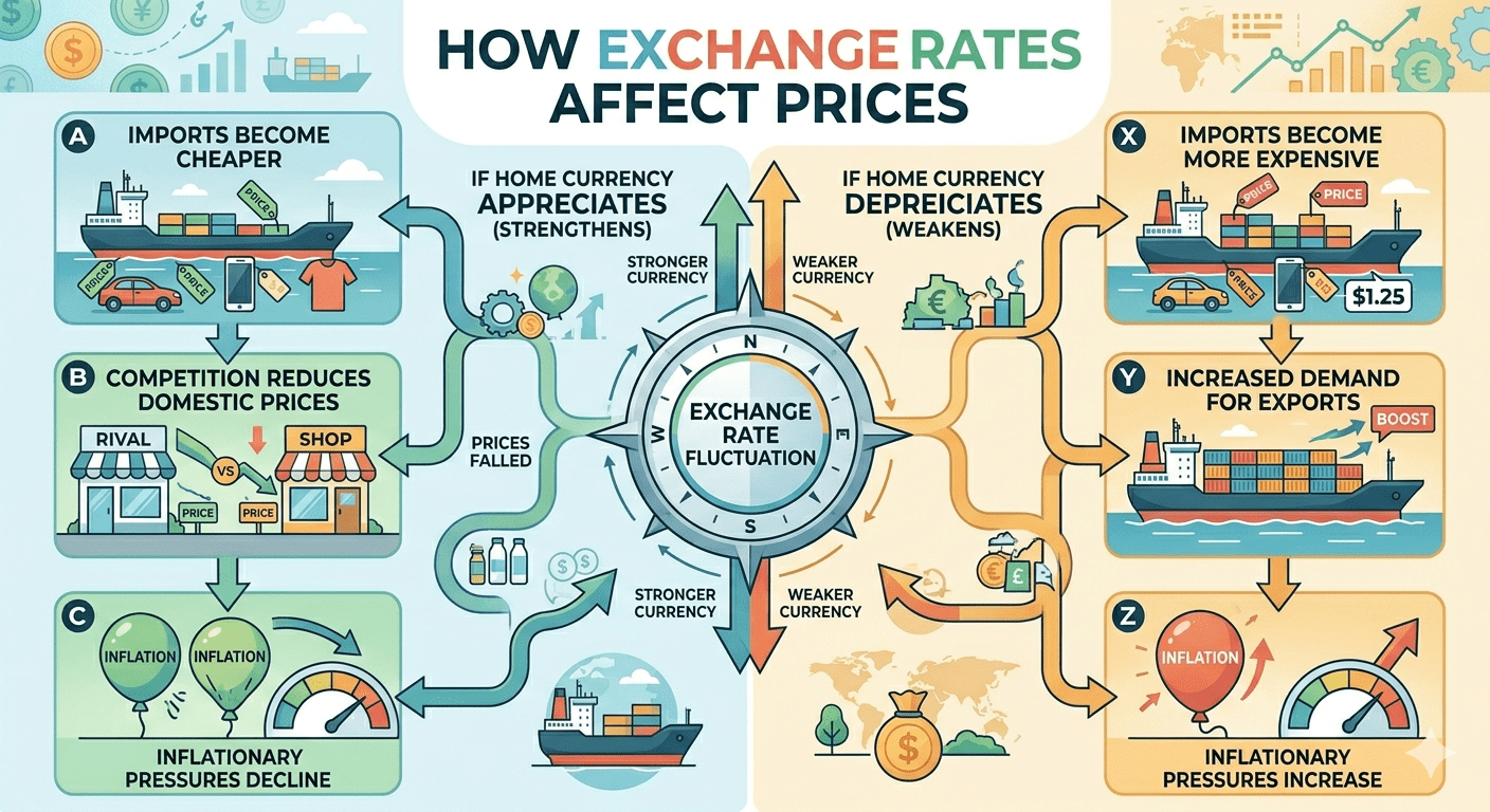 How Exchange Rates Affect Prices