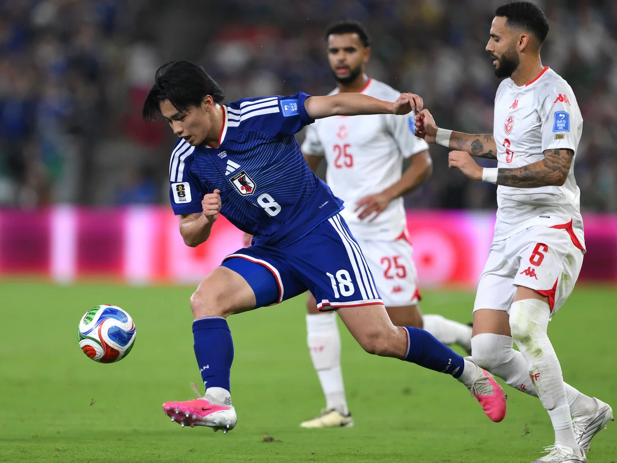 Japan Hit Four Past Tunisia in 1,000th World Cup Match