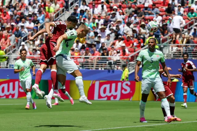 Khoukhi Stoppage-Time Strike Rescues Qatar in 1-1 Draw With Switzerland