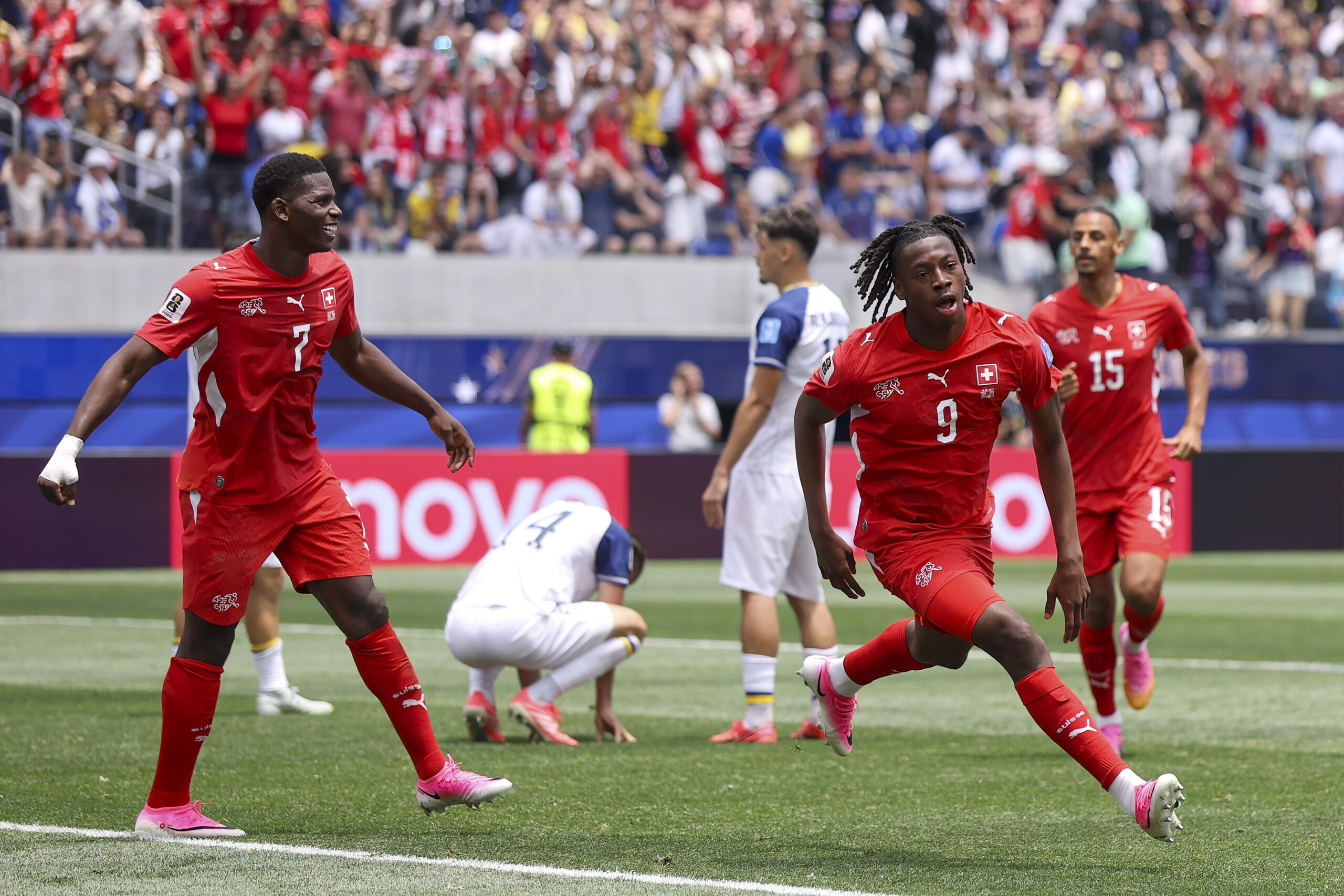 Manzambi's Late Brace Powers Switzerland Past Bosnia as Džeko Makes History