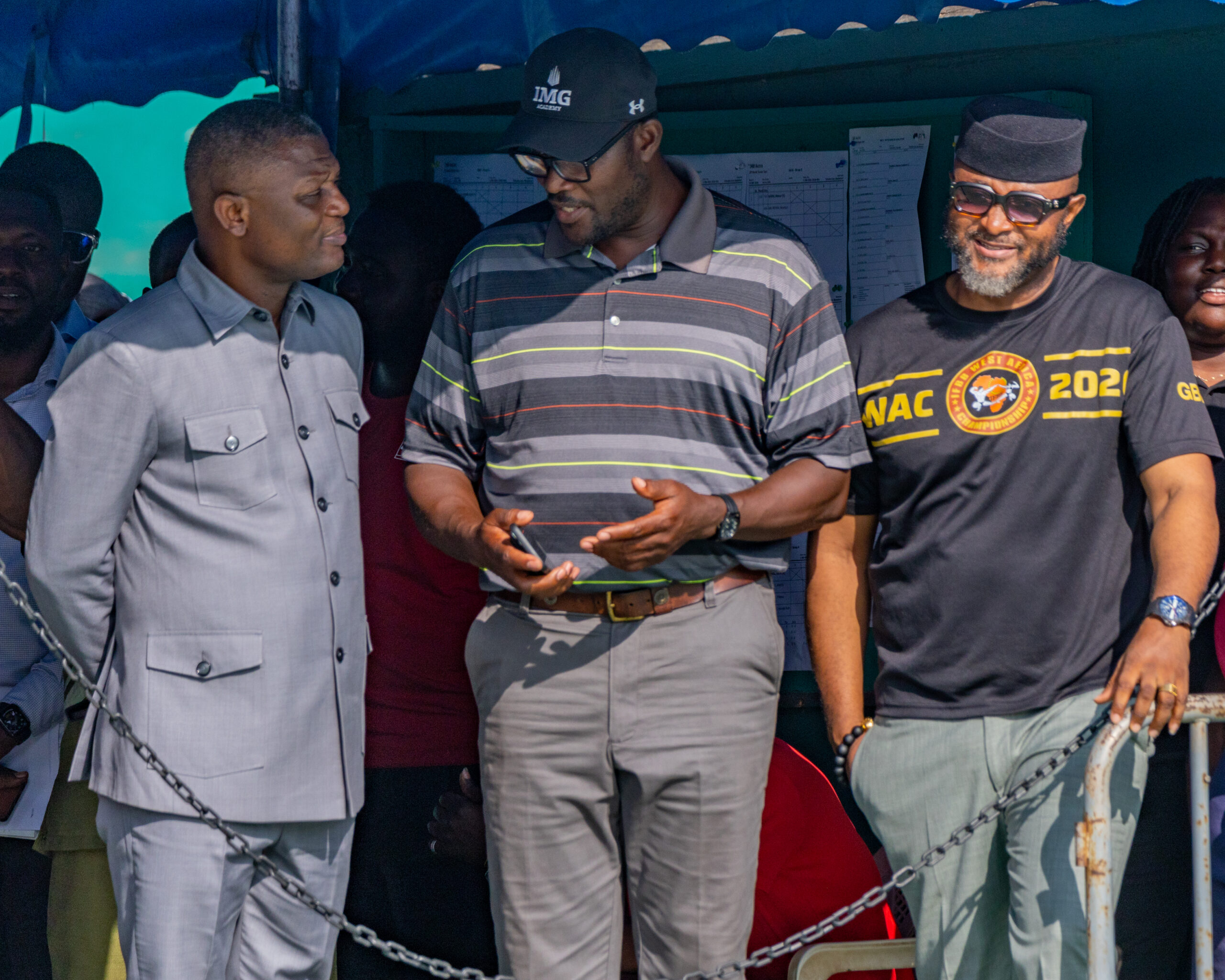 Sports Minister Kofi Adams Visits TFG/ITF Junior Tennis Tournament in Accra