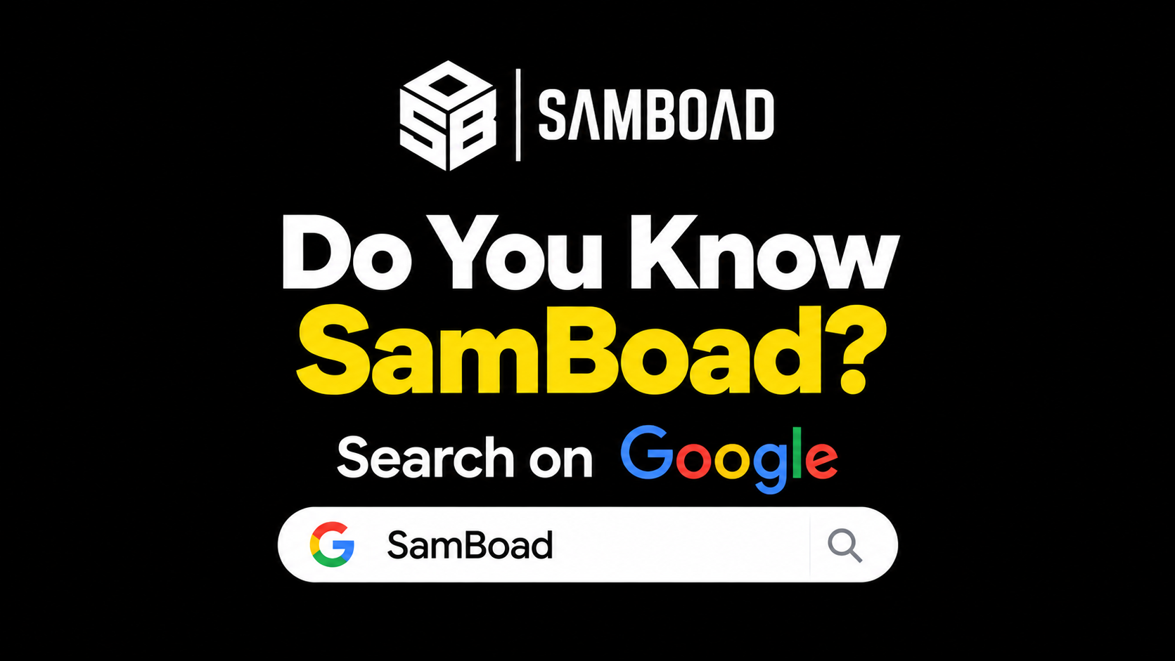 Discover SamBoad on Google