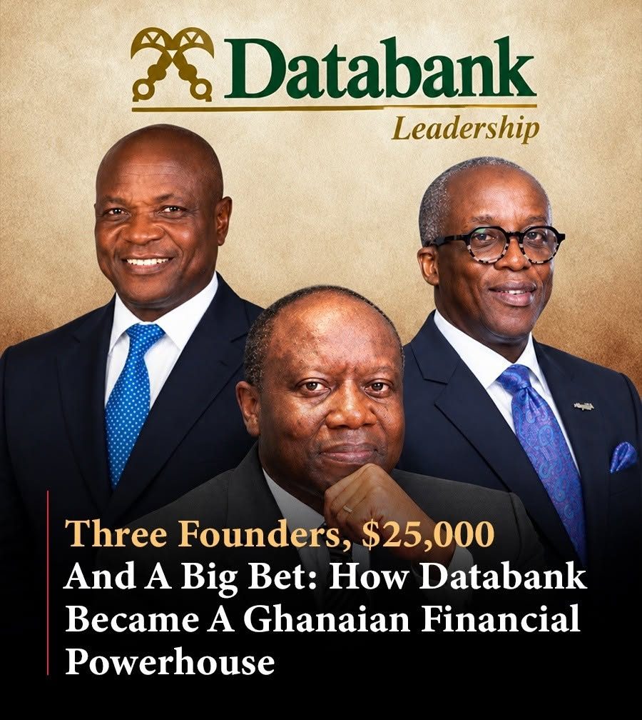 How a $25,000 Loan Became Databank: The Story of Three Ghanaians Who Built a Financial Empire