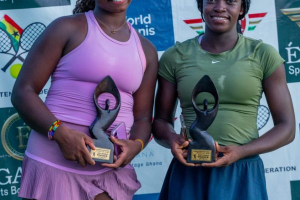 Ogunjobi, Wright Capture Girls’ Doubles Title at J100 Accra